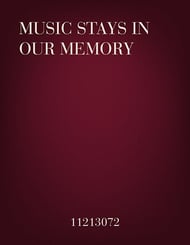 Music Stays in Our Memory Unison/Two-Part choral sheet music cover Thumbnail